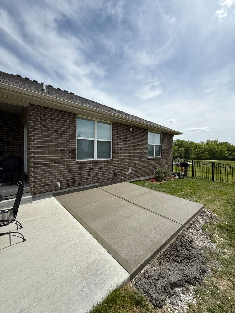 Our concrete services offer durable, high-quality solutions for your home's driveways, patios, and walkways. Trust our expert team to provide resilient installations that enhance aesthetics and increase property value. for Woolf Outdoor Services in Mason, OH