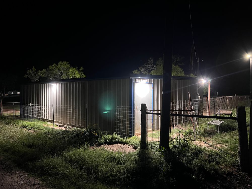 Lighting Installs for LUX Electric in Floresville, TX