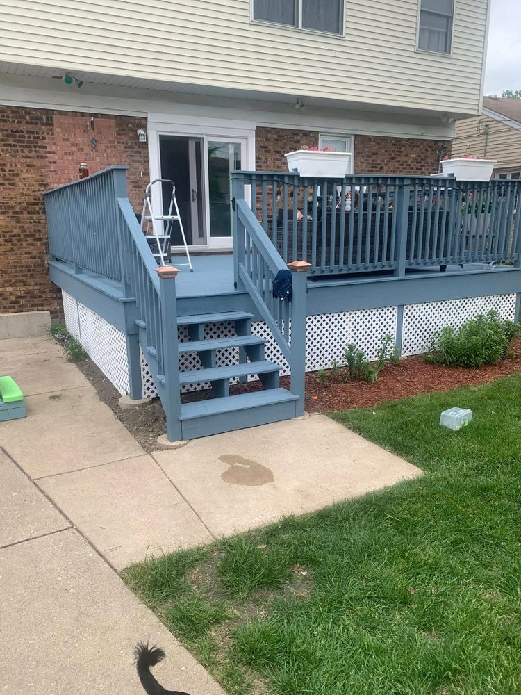 Our deck painting service protects and refreshes your outdoor space with durable, weather-resistant coatings, expert surface preparation, and clean application—enhancing curb appeal while extending the life of your deck. for Blue Ridge Brushworks in Johnson City, TN
