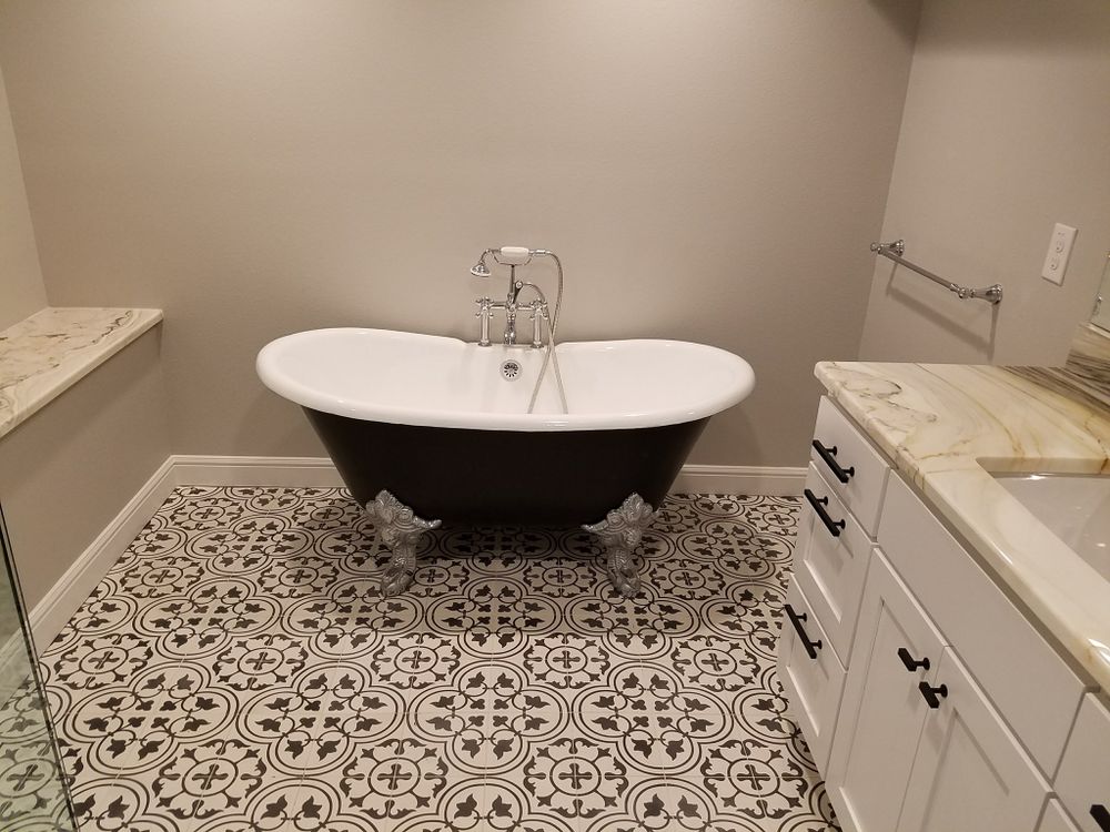Transform your bathroom into a modern, functional space with our expert renovation services. We customize designs to fit your style and budget, ensuring quality craftsmanship and exceptional customer satisfaction every step of the way. for George Lopez Custom Homes in Comfort, TX
