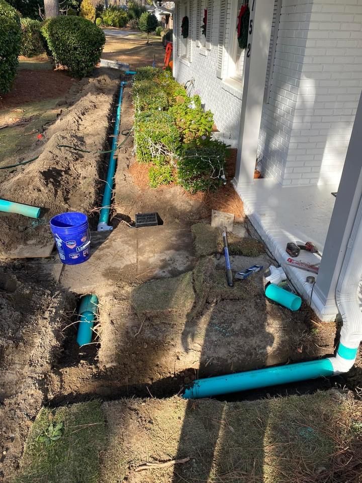 Our professional drainage service ensures proper water flow away from your property, preventing erosion and flooding issues. Trust our experienced team to improve the functionality and longevity of your concrete surfaces. for Lake Murray Outdoor Solutions LLC in Leesville, SC