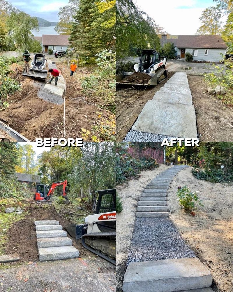 Landscape Steps & Stepping Stones for NK Landscaping LLC in Dutchess County, NY