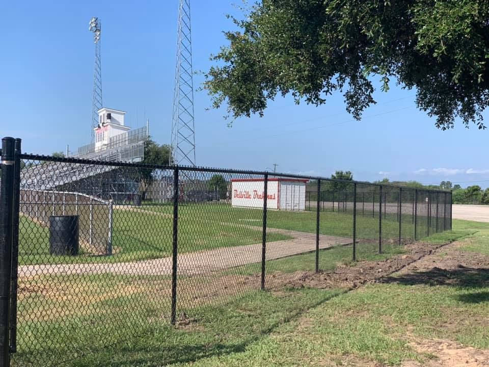 Black Chain Link Fencing for Pride Of Texas Fence Company in Brookshire, TX