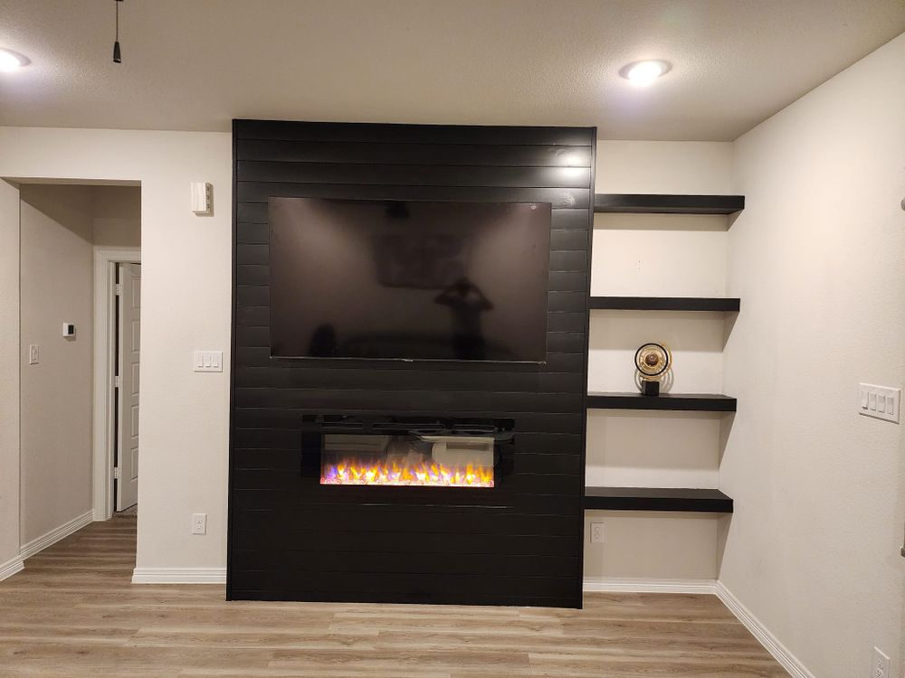 Transform your living space with our Accent Walls service, adding depth and character to any room. Choose from a variety of materials and designs tailored to enhance your home's unique style. for Nolen Contracting in Forney, TX