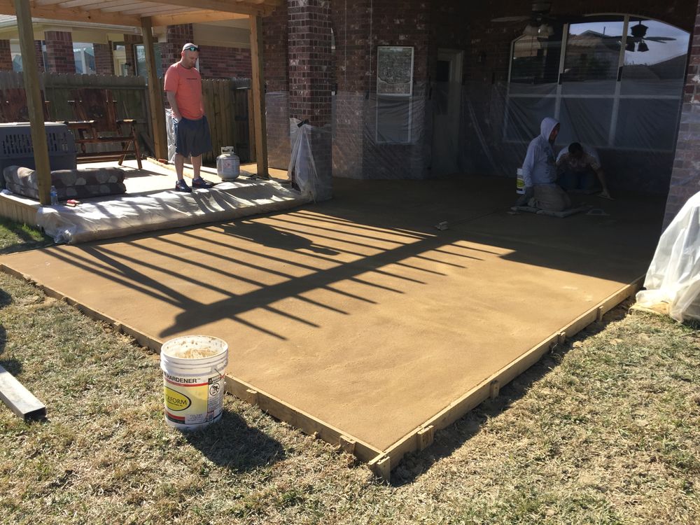 Patios for Texas Curb N Borders in Houston, TX