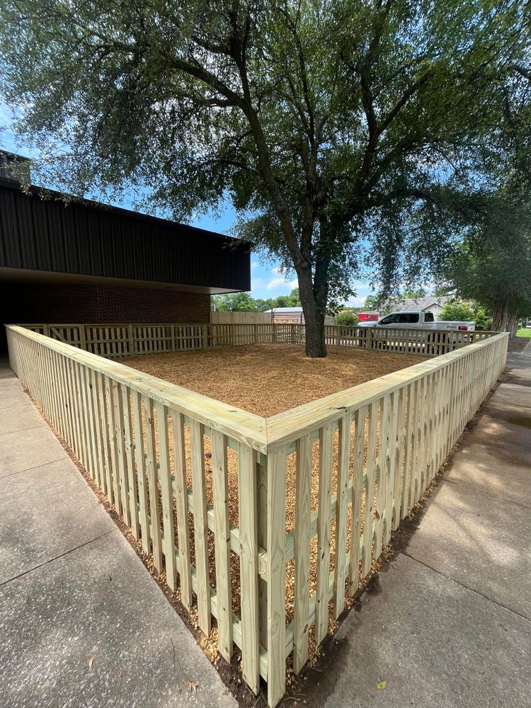 Enhance your property's security and aesthetic appeal with our professional fence installation service, offering durable materials, expert craftsmanship, and tailored designs to perfectly suit your home's landscape. for Coosa Valley Fence and Deck in Sylacauga, AL