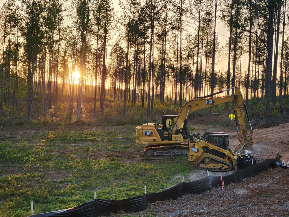Clearing for C.A. Sherry Land Improvement, LLC. in Louisa, VA