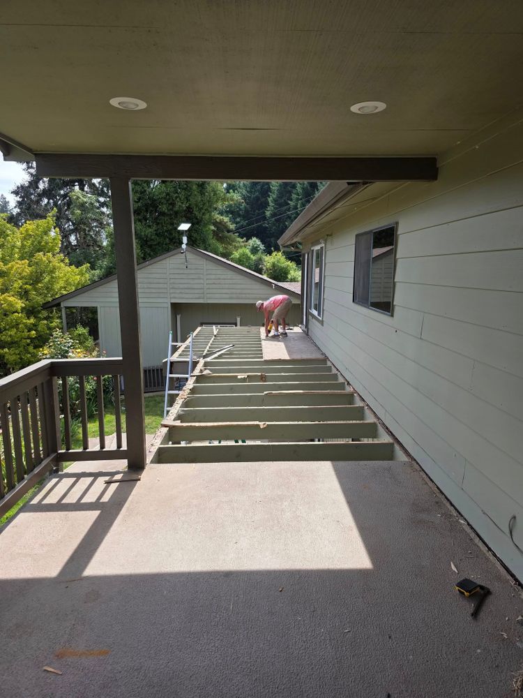 Explore our expert deck service for transforming your outdoor space. From unique custom designs to innovative deck ideas, we create stunning and functional areas that enhance your home's beauty and value. for Bricks and Sticks Construction LLC in McMinnville, OR