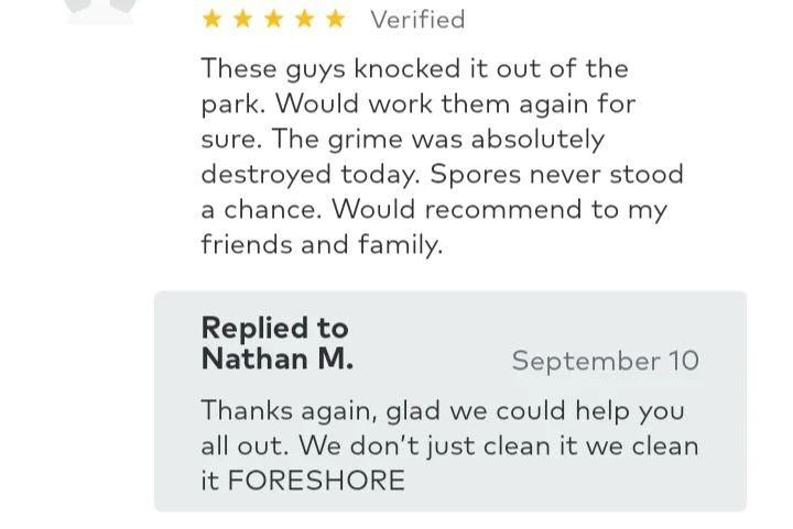 instagram for Foreshore Pressure Cleaning Services Inc in Holiday, FL