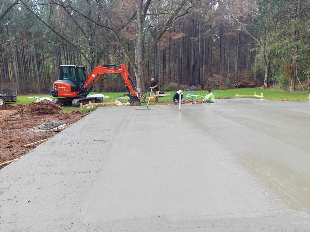 Concrete for T&J Concrete in Anderson, SC