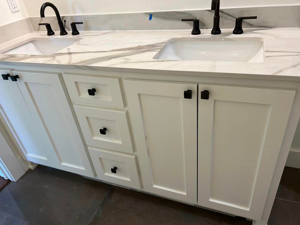 Transform your bathroom with our custom Bathroom Cabinet Design & Install service, offering tailored solutions to maximize space and enhance aesthetics for a personalized, functional experience in your home. for Anything Cabinet's LLC in Tulsa, OK