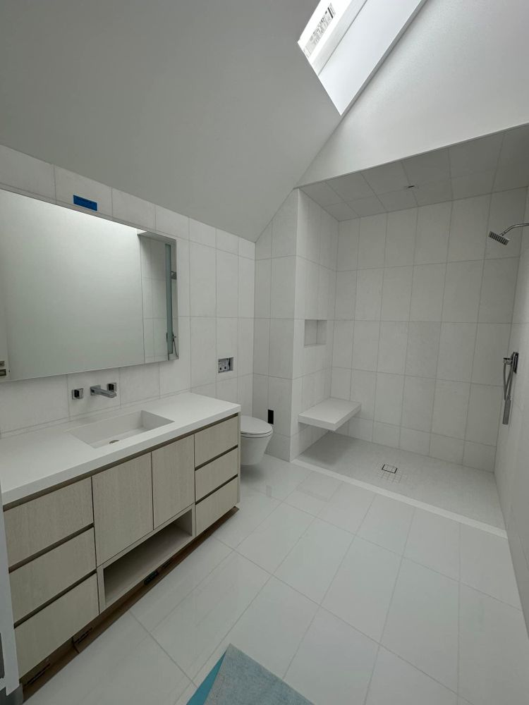 Transform your bathroom with our expert tiling service, offering precision installation and a wide selection of quality tiles that ensure durability, style, and a flawless finish for any design vision. for Super Tile & Stone Services in Mastic, NY