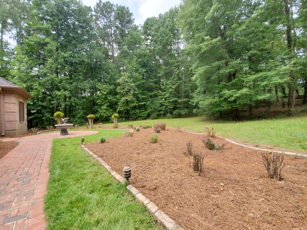 Mulch Installation for Zambrana Landscaping in Cobb County, GA