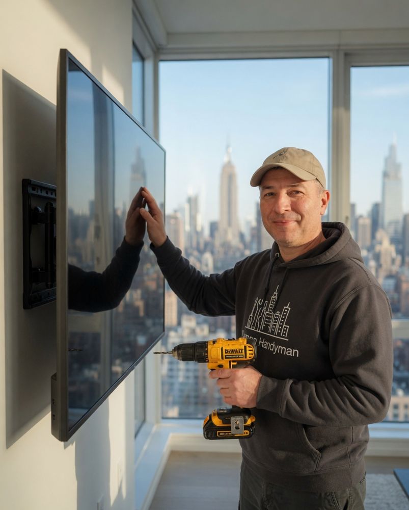 TV Mounting for Damon Handyman in Manhattan, NY
