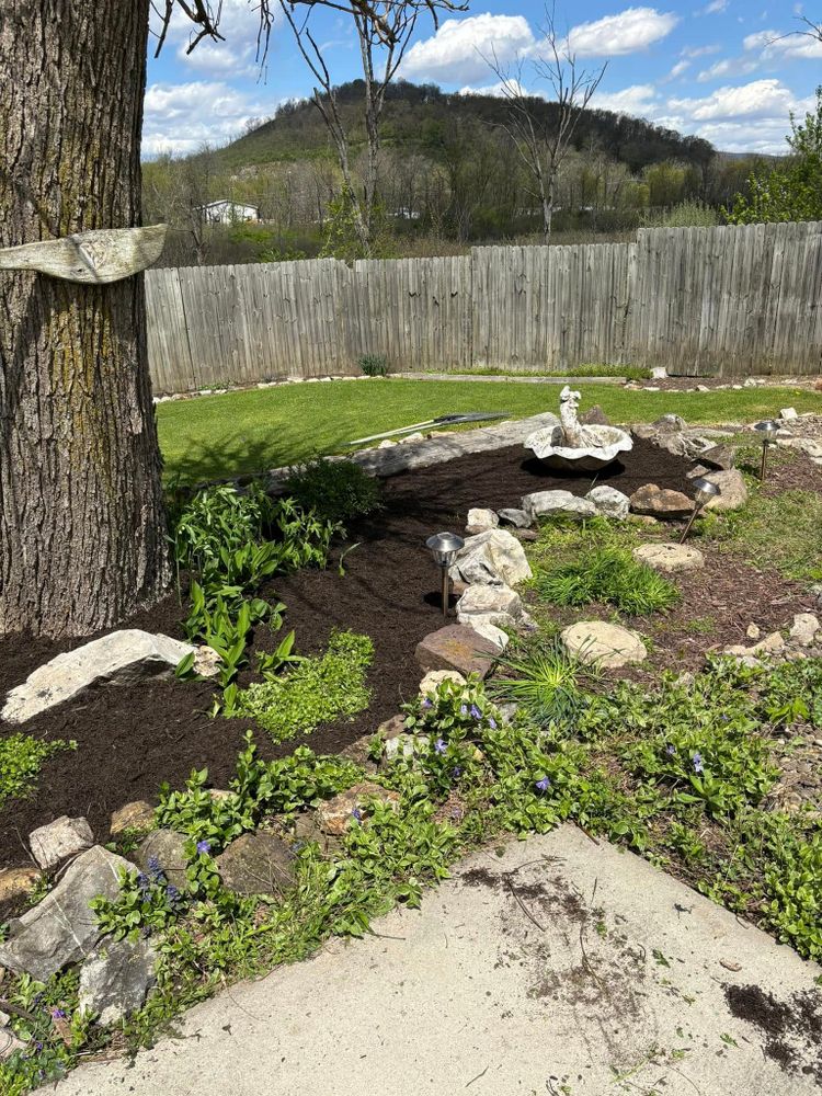 Enhance your outdoor living space with our expert Patio Design & Construction services, offering customized solutions to transform your backyard into a beautiful, functional oasis for relaxation and entertainment. for Bryant Property Solutions in Altoona, PA