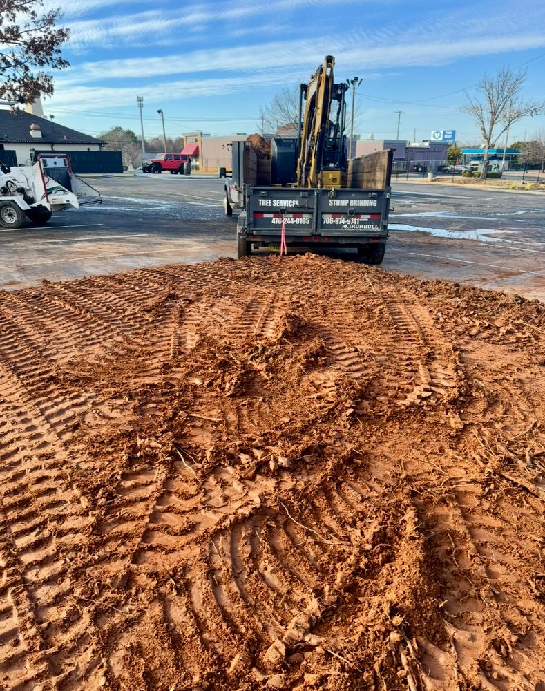 Grading and Excavating for Clear Tree Land Solutions in Dawson County, GA