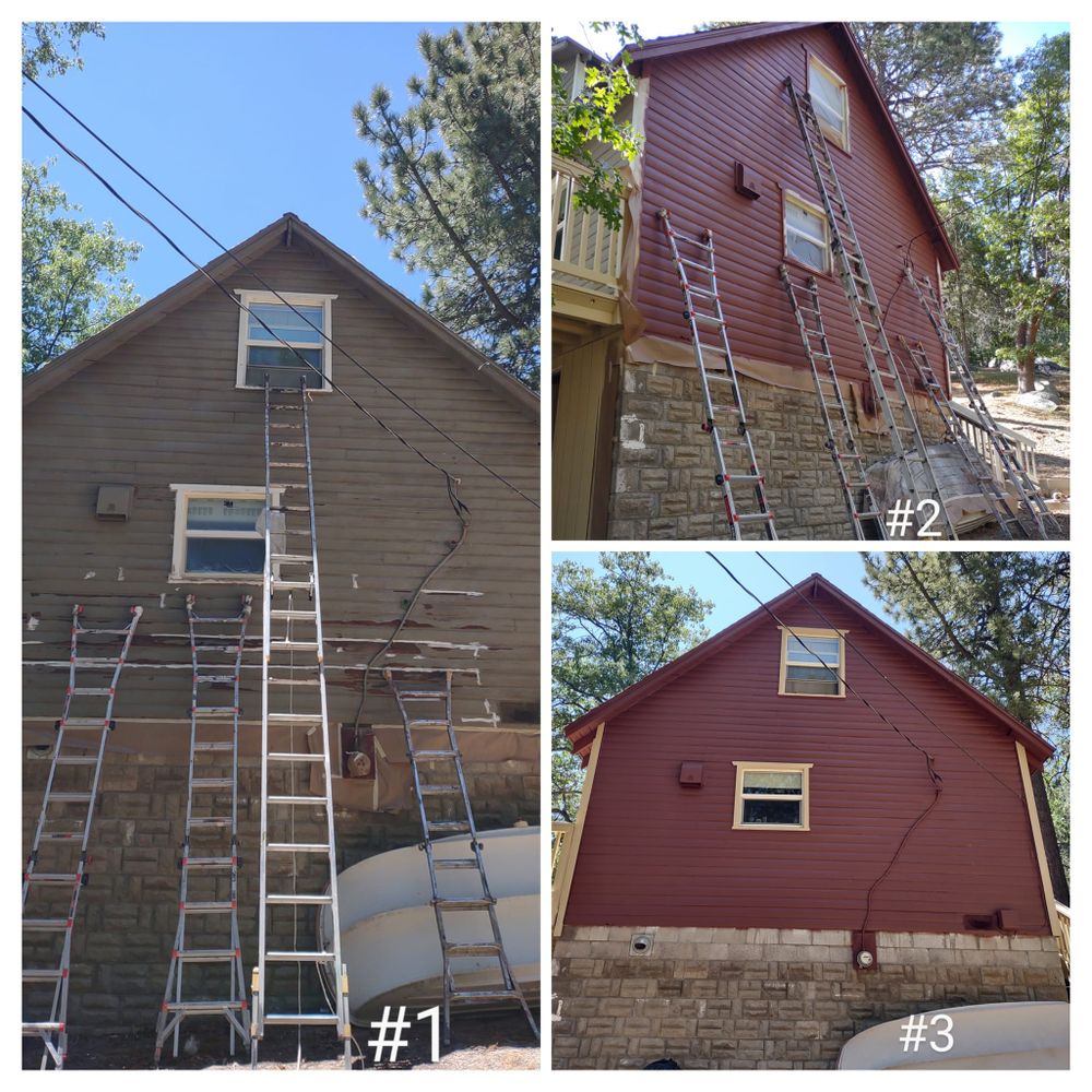 Exterior Painting for West Coast Painting in Running Springs, CA