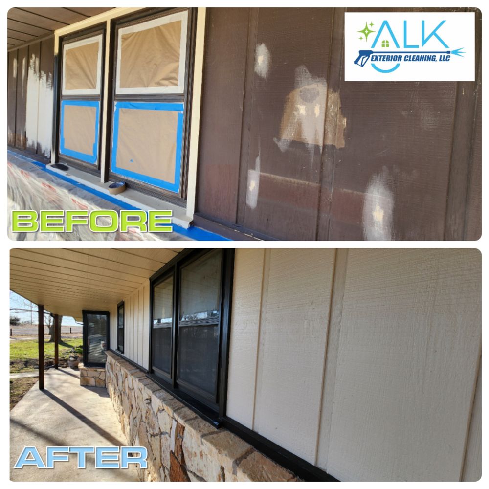 Exterior House Painting for ALK Exterior Cleaning, LLC in Burden, KS