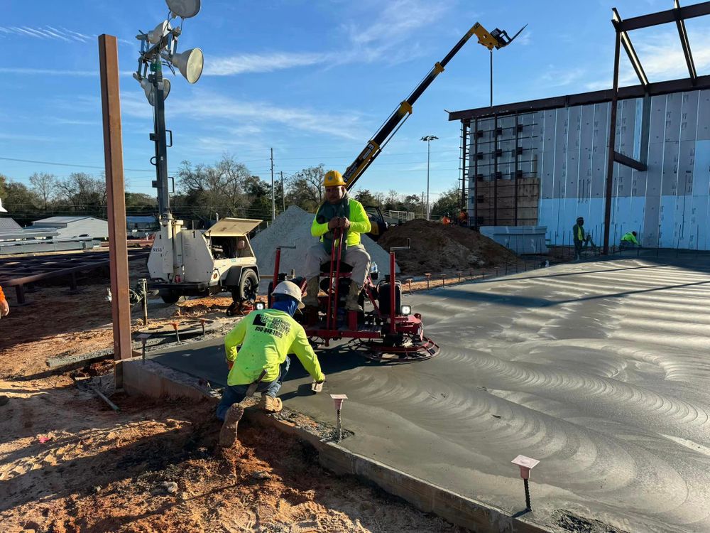 Concrete for Brannon Brothers Construction in Florida Panhandle, FL