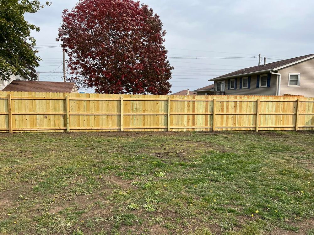 Fence Installation for Illinois Fence & outdoor co. in Kewanee, Illinois