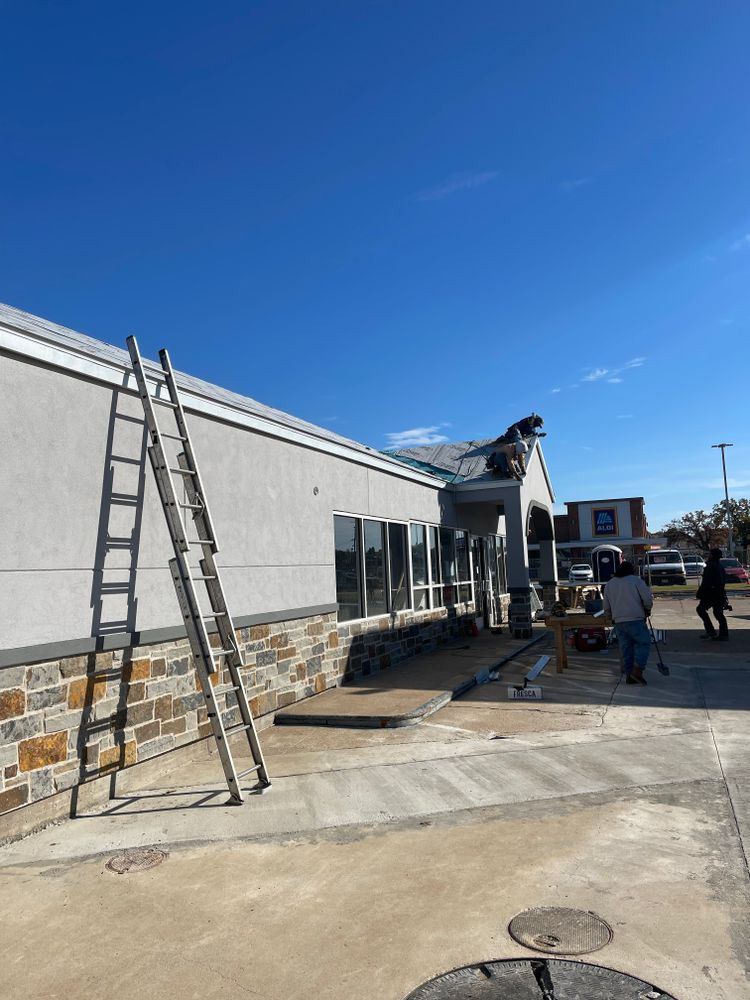 Pantengo,Tx Standing Seam Metal job  for Double RR Construction in Royse City, TX