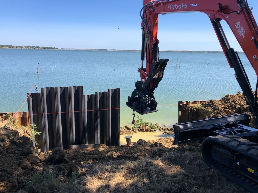 Bulkheads for BR Construction LLC  in Corsicana, TX