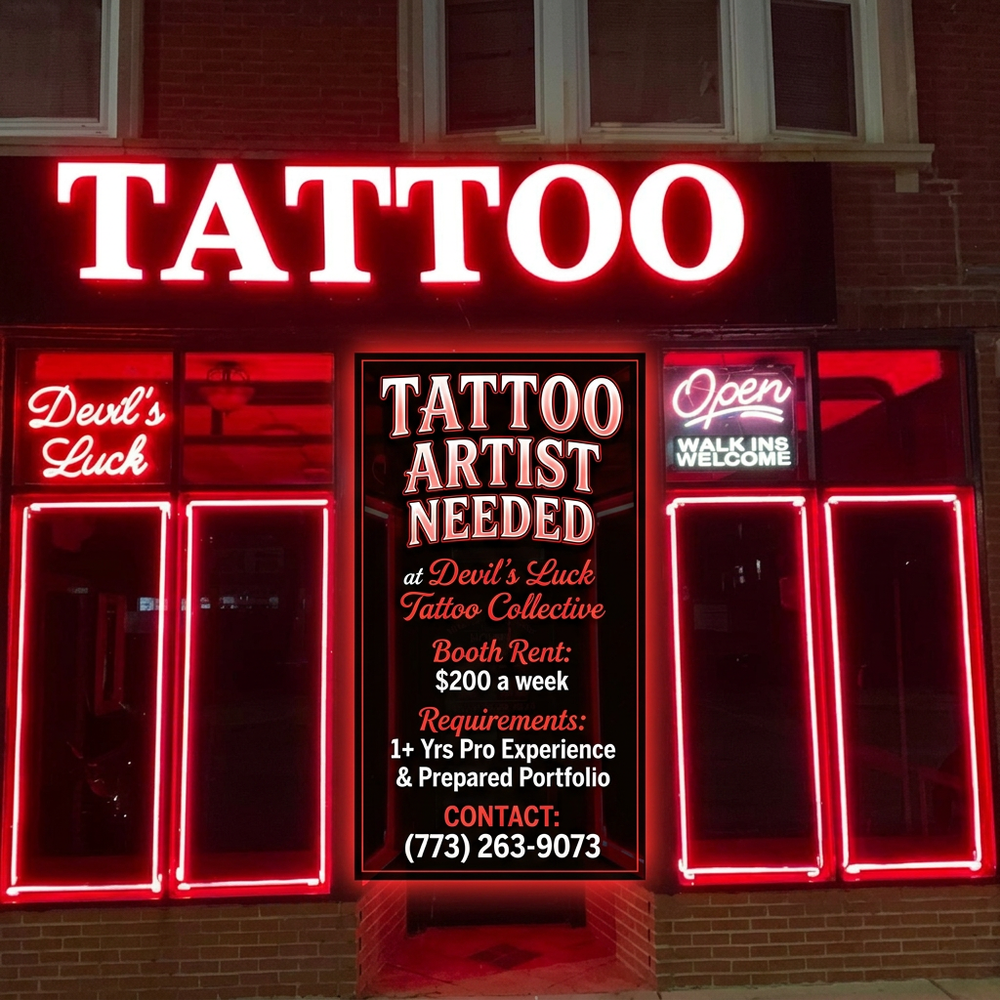 All Photos for Devil's Luck Tattoo Collective in Chicago, IL