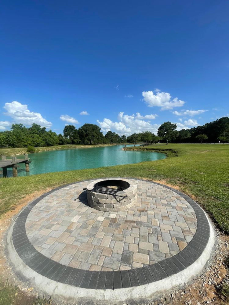 Patio Design for OTM Hardscape & Construction in Houston, TX