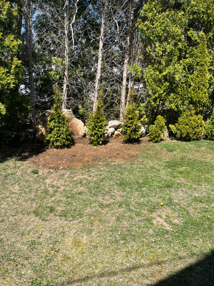 Our Fall Clean Up service ensures your property looks pristine, with leaf removal, garden bed cleaning, and debris clearing to prepare your landscape for the winter months ahead. Enjoy a neat yard effortlessly! for Evolution Landscaping and Construction  in Charlestown, RI