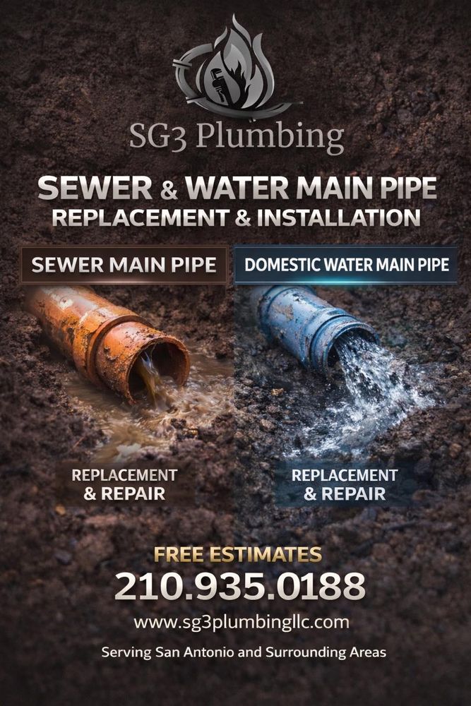 All Photos for SG3 Plumbing, LLC in San Antonio, TX