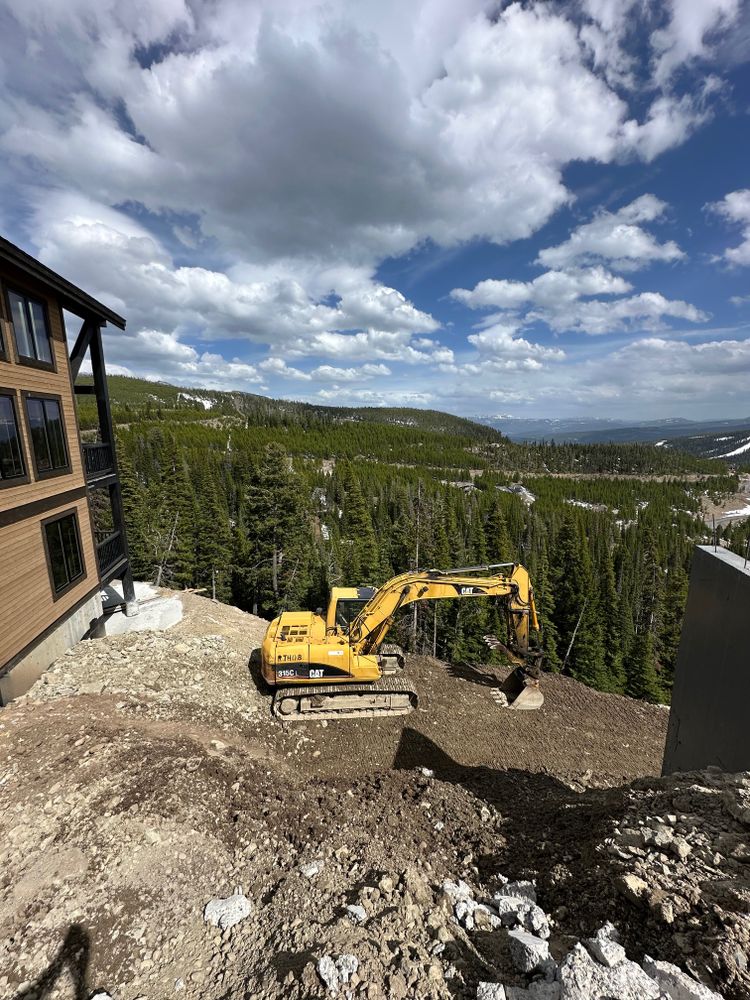 Dirt Work for R&H Homes in Bozeman, MT