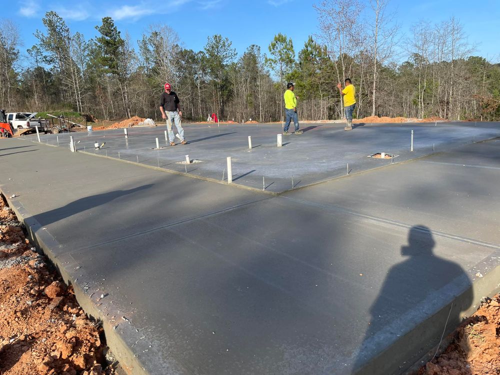 Concrete Work for AztecArt LLC in Franklin, GA