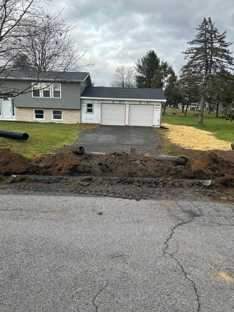 Excavating for Pine Mountain Restoration, LLC Excavation and Fencing Contractor in Howard, PA