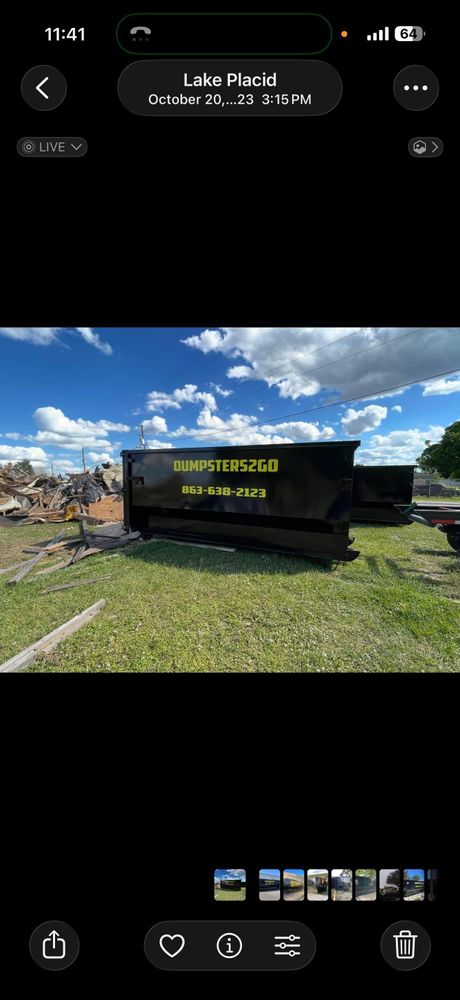 All Photos for Dumpsters2Go in Lake Placid, FL