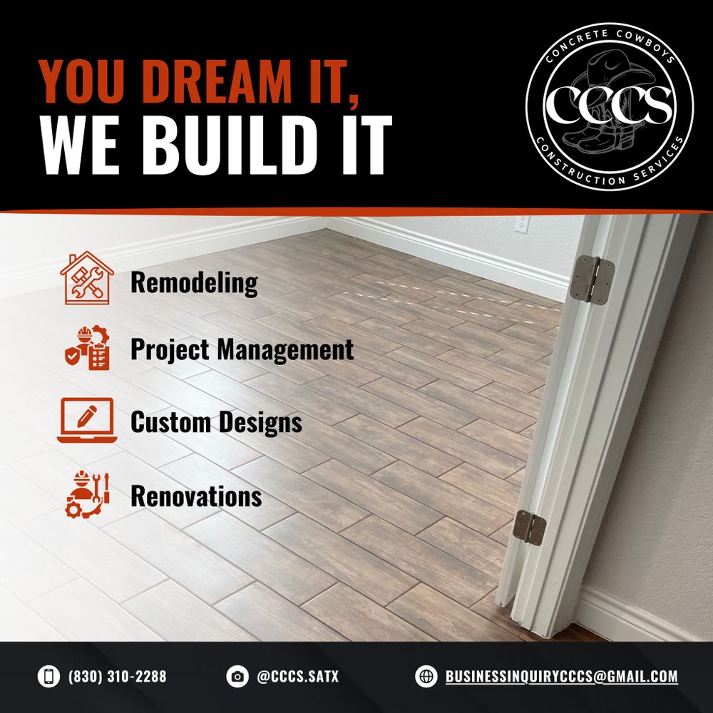 All Photos for Concrete Cowboys Construction Services in San Antonio, TX