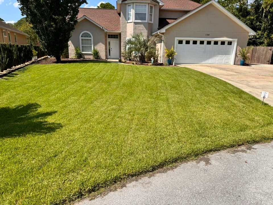 Our professional mowing service ensures a neatly trimmed lawn, enhancing your landscape's beauty. We provide reliable, efficient care using top-quality equipment to maintain a lush and healthy garden without the hassle. for M&M Landscaping in Lynn Haven, FL