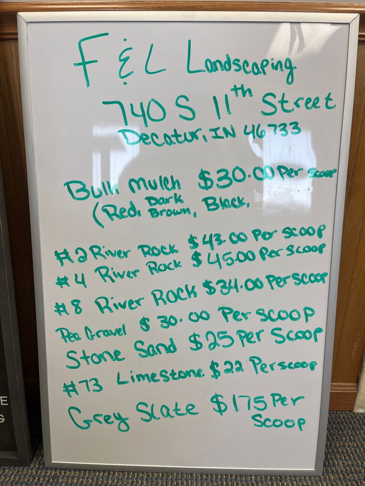 Bulk landscape supply is perfect for the homeowner who wants to do their own landscaping. With a variety of mulch, stone, and soil to choose from, you can get everything you need to create a beautiful yard without having to leave your home. for F&L Landscaping in Decatur, IN