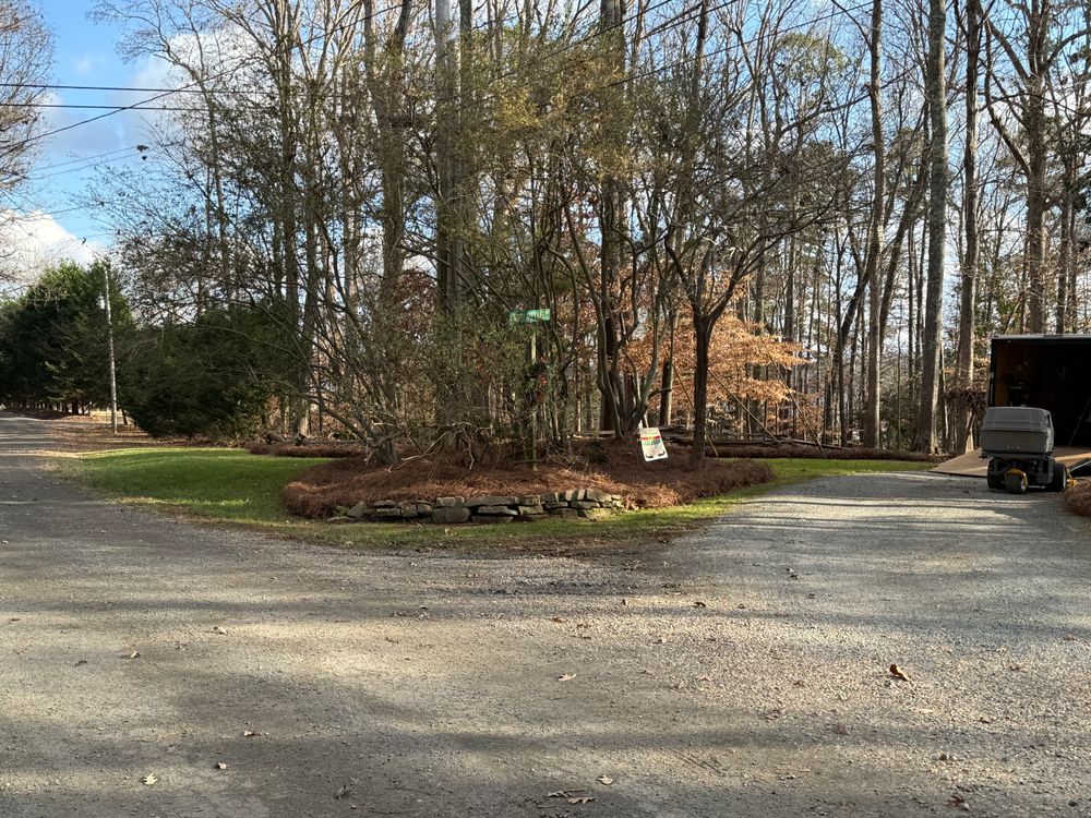 Pine Needle Installation  for Gallimore’s Lawn Care in Thomasville, NC