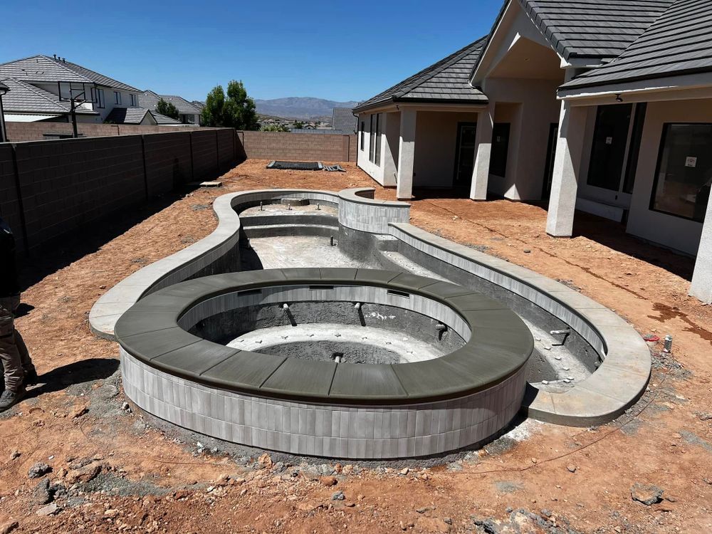 Pool Tile for Gladiator Construction in St. George, UT