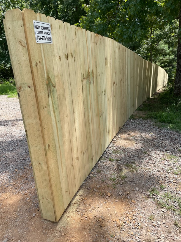 Fence Installation for West Tennessee Lumber in Adamsville, TN