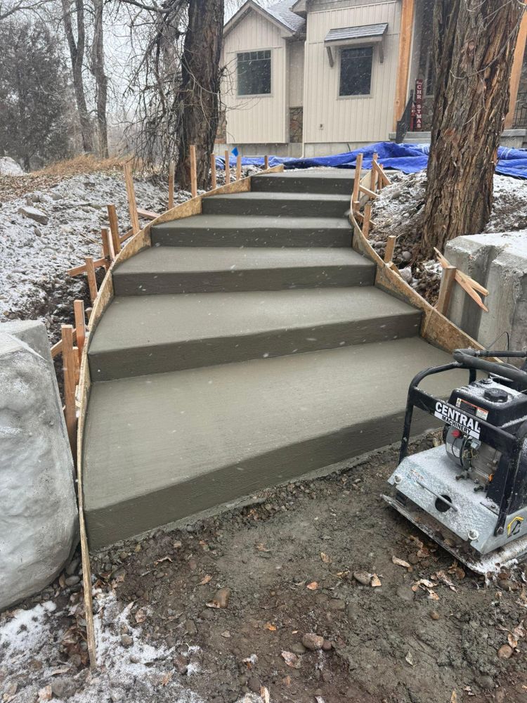 Concrete Work for Remington Builders in Idaho Falls, ID