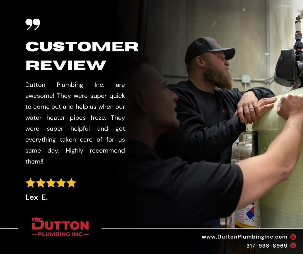 Water Heater & Tankless Water Heater Installation - Repair for Dutton Plumbing, Inc. in Indianapolis, IN
