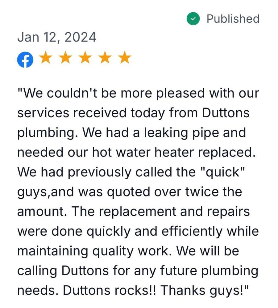 All Photos for Dutton Plumbing, Inc. in Indianapolis, IN