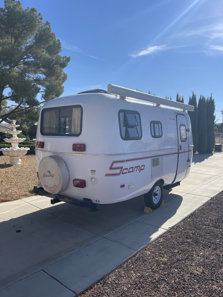 Scamp Travel Trailer for Mauka to Makai RV Renovations in Los Angeles, CA