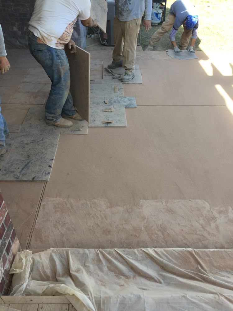 Patios for Texas Curb N Borders in Houston, TX