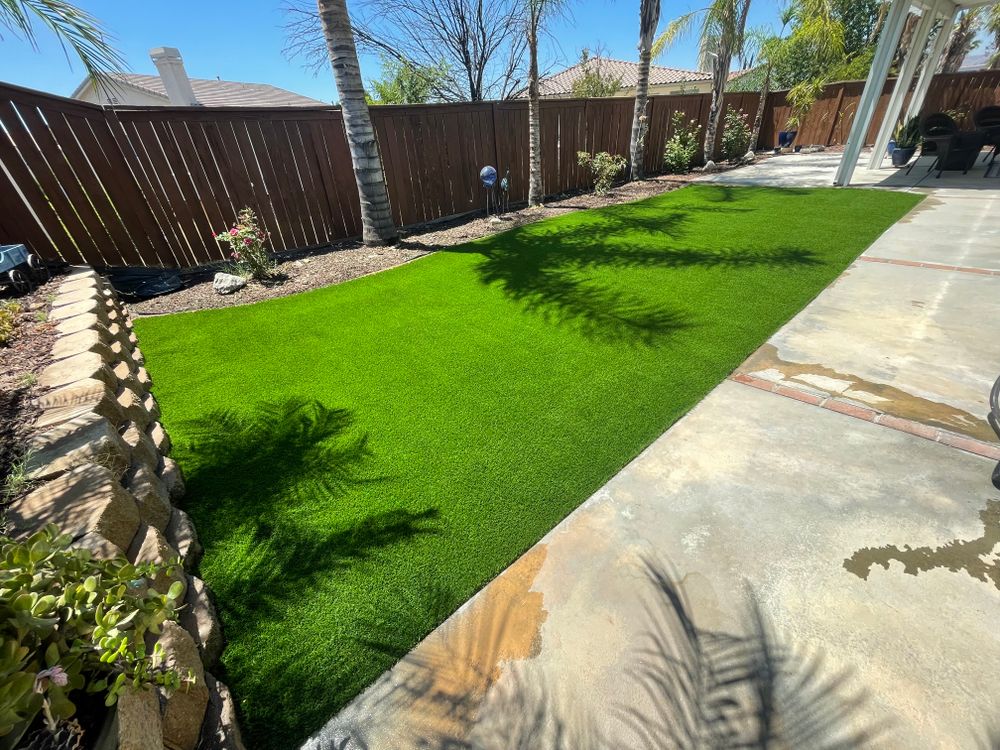 Artificial Turf for Aidan Jade Landscaping in Riverside County, CA