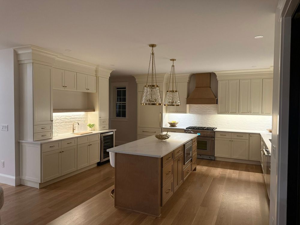 Our Custom Cabinet Design service creates beautiful, functional cabinetry tailored to your home, style, and storage needs. We craft precise solutions that maximize space, enhance organization, and elevate everyday living. for Kyle Espinola  in Dracut, MA