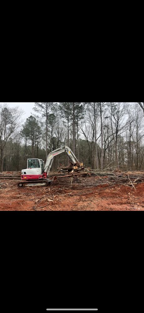 Grading for KM Landworks in Moncure ,  NC