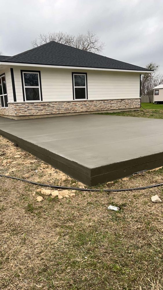Concrete for Mel Concrete and Construction in College Station, TX