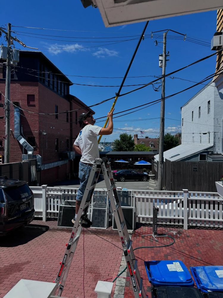 Pressure Washing for Window Warriors in Narraganset, RI